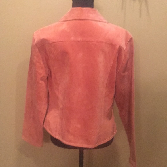 Button down leather jacket - Picture 2 of 2